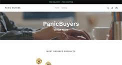 Desktop Screenshot of panicbuyers.com